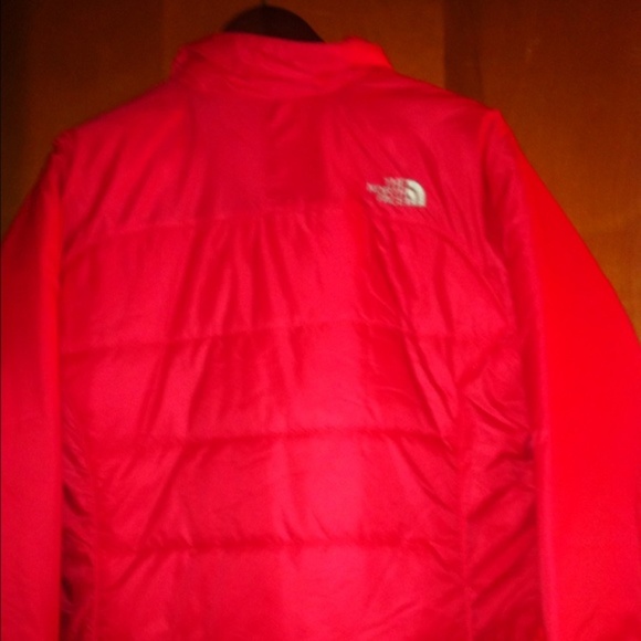 Women north face red dentelles jacket coat - Picture 3 of 3